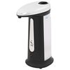 vidaXL Soap Dispenser Black, silver, milk white Plastic Standard