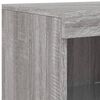 vidaXL Sideboards with LED Lights 3 pcs Gray Sonoma Engineered Wood