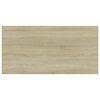 vidaXL Shelf Set of 8 Sonoma oak Engineered wood Medium