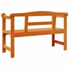 vidaXL Outdoor Bench Brown 119 x 76 x 44cm Solid pine wood
