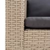 vidaXL Garden Sofa Beige, Anthracite
