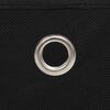 vidaXL Storage Box Set of 10 Black Non-woven fabric, Polypropylene