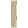 vidaXL Slim Storage Cabinet Sonoma Oak Engineered Wood Tall