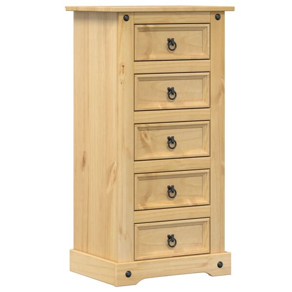 vidaXL Bedside Cabinet Honey
