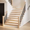 vidaXL Stair Tread Set of 16 Oak Solid oak wood 43.3 x 9.8 x 0.8 in