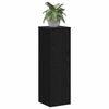 vidaXL Plant Stand 2 pcs Black Oak 9.84 x 9.84 x 31.50 in