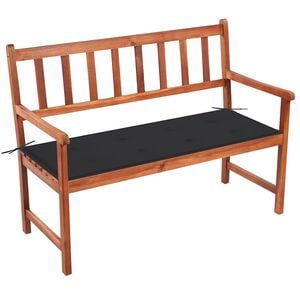 vidaXL Garden Bench Natural wood and Anthracite