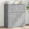 vidaXL Sideboard Concrete Gray 23.6"x12.2"x27.6" Engineered Wood
