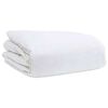 vidaXL Duvet White 94.49 x 86.61 in Feather