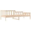 vidaXL Day Bed Natural wood Solid Pine Wood Single Day Bed Rectangular