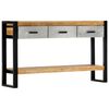 vidaXL Console Table Brown, Grey and Black