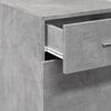 vidaXL Sideboard Concrete grey Engineered wood Standard Sideboard