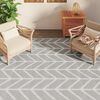 vidaXL Outdoor Carpet Grey Polypropylene (PP) 74.8 x 114.2 in Reversible