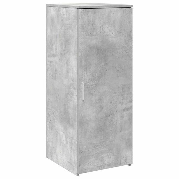 vidaXL Storage Cabinet Concrete Gray Engineered Wood Compact
