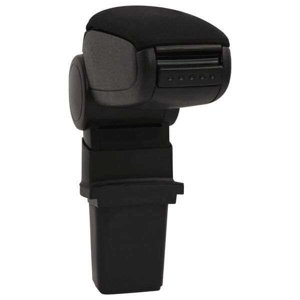 vidaXL Car Armrest Black 4.7"x12.6"x(13.4"-19.7") ABS