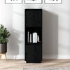 vidaXL Highboard Black Solid pine wood 15x13.8x46.1 in Doors Highboard