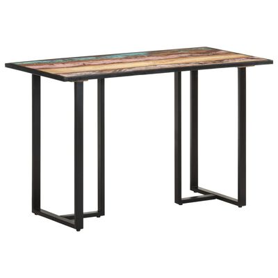 vidaXL Dining Table 47.2" Solid Reclaimed Wood