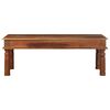 vidaXL Coffee Table Honey-Colored Solid Acacia Wood 43.3 x 23.6 x 15.7 in