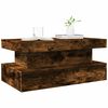 vidaXL Coffee Table Smoked Oak Engineered Wood Coffee Table Rectangular