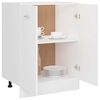 vidaXL Bottom Cabinet White Engineered wood 23.6x18.1x32.0 in