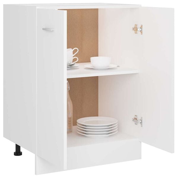 vidaXL Bottom Cabinet White Engineered wood 23.6x18.1x32.0 in