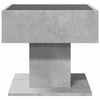 vidaXL Coffee Table Concrete Grey Engineered Wood, Glass Coffee Table