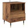 vidaXL Bedside Cabinet 2 pcs Old Wood 15.75 x 13.78 x 19.69 in