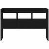 vidaXL Sideboard Black Oak 41.34 x 11.81 x 27.56 in Engineered Wood