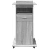 vidaXL Lectern Grey sonoma Engineered wood Medium Tiltable Lectern