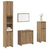 vidaXL Bathroom Furniture Set Artisan Oak Engineered Wood