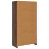 vidaXL Wardrobe Brown Oak Engineered Wood Compact Wardrobe Rectangular