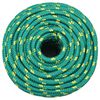 vidaXL Boat Rope Green 0.47 " 82.0 ' Polypropylene