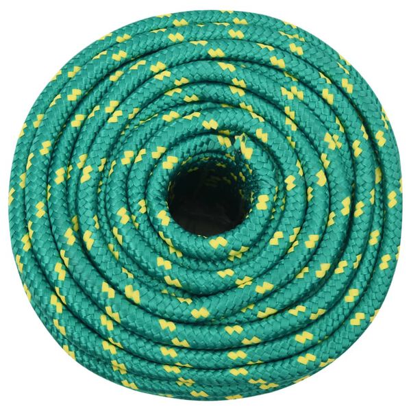 vidaXL Boat Rope Green 0.47 " 82.0 ' Polypropylene
