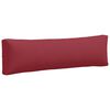 vidaXL Pallet Cushion Set of 2 Wine red 100% polyester Standard