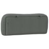 vidaXL Headboard Cushion Dark grey Fabric (100% polyester) 39.4 in