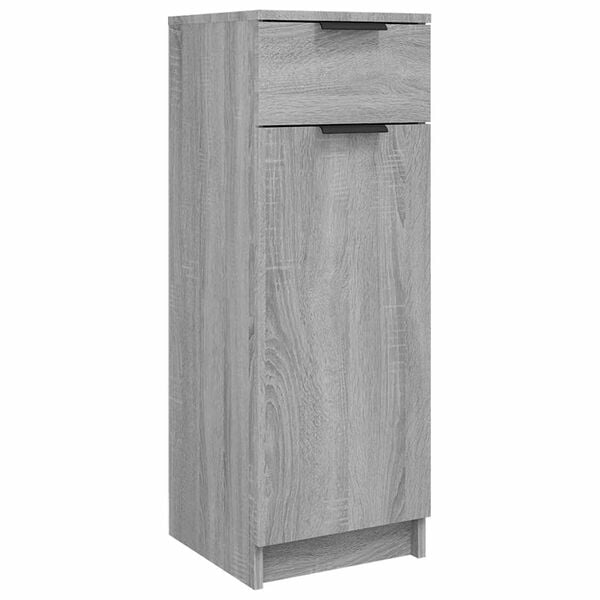 vidaXL Bathroom Cabinet Grey Sonoma Engineered Wood Bathroom Cabinet