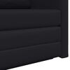 vidaXL Sofa Bed Black 48.82 x 27.95 x 30.71 in Velvet