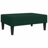 vidaXL Sofa Set Dark Green Velvet (100% polyester), wood, plastic Compact