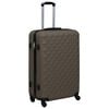 vidaXL Hardcase Trolley Set 3 pcs Brown ABS