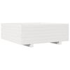 vidaXL Garden Planter White Solid Pine Wood Large Decorative Inlays