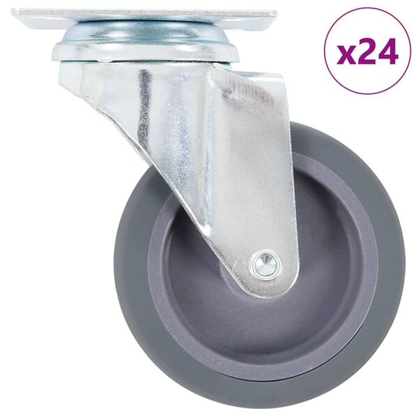 vidaXL 24 pcs Swivel Casters 2.95 " (6x143420)