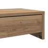 vidaXL Monitor Stand with Drawers Artisian Oak 39.4x10.6x5.9" Engineered Wood