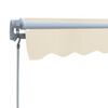 vidaXL Awning Cream Aluminum 118.1 in width Tiltable Awning