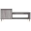vidaXL Coffee Table Gray Sonoma Engineered wood Medium Coffee Table