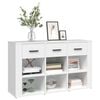 vidaXL Sideboard White Engineered wood Medium Sideboard Rectangular