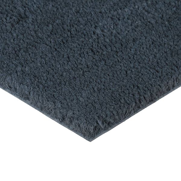 vidaXL Door Mat Dark grey Coir, PVC 39.4 x 118.1 in Non-slip Door Mat