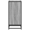 vidaXL Book Cabinet Grey Sonoma Engineered wood, Metal Medium