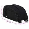 vidaXL Bicycle Bag Black 38 x 16 x 16 cm Polyester