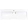 vidaXL Wash Basin 47.2"x18.1"x4.3" Mineral Cast/Marble Cast White