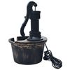 vidaXL Garden Water Fountain Bronze Plastic PP (polypropylene) Medium